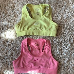 Nike Other - Youth small nike sports bras Nike Other - Youth small nike sports bras
